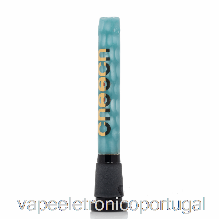 Vape Eletrônico Cheech Vidro 4 Polegadas Favo De Mel Downstem Azul Claro